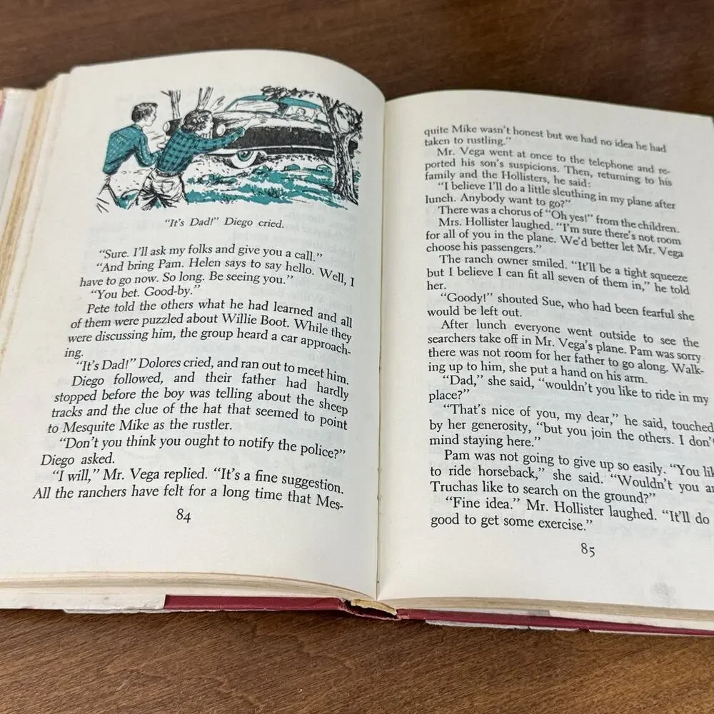 The Happy Hollisters at Mystery Mountain Jerry West 1954 Hardcover w/ Dust